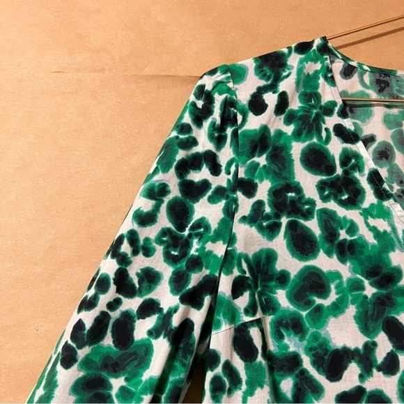 Baum und Pferdgarten Anise Dress Floating Flower Green Popover Mini Size XS (34) - Picture 6 of 12